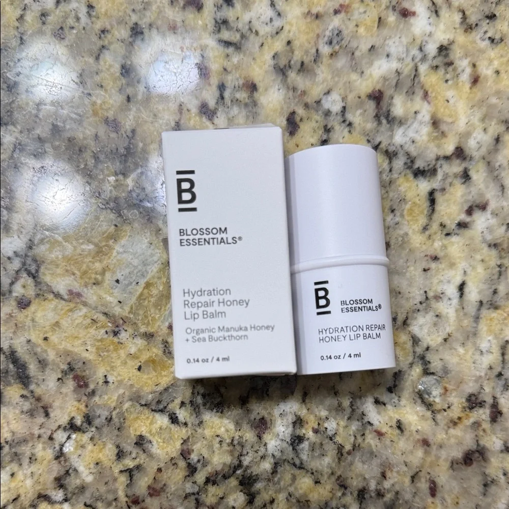 Blossom Essentials Hydration Repair Honey Lip Balm Organic Manuka Sea Buckthorn